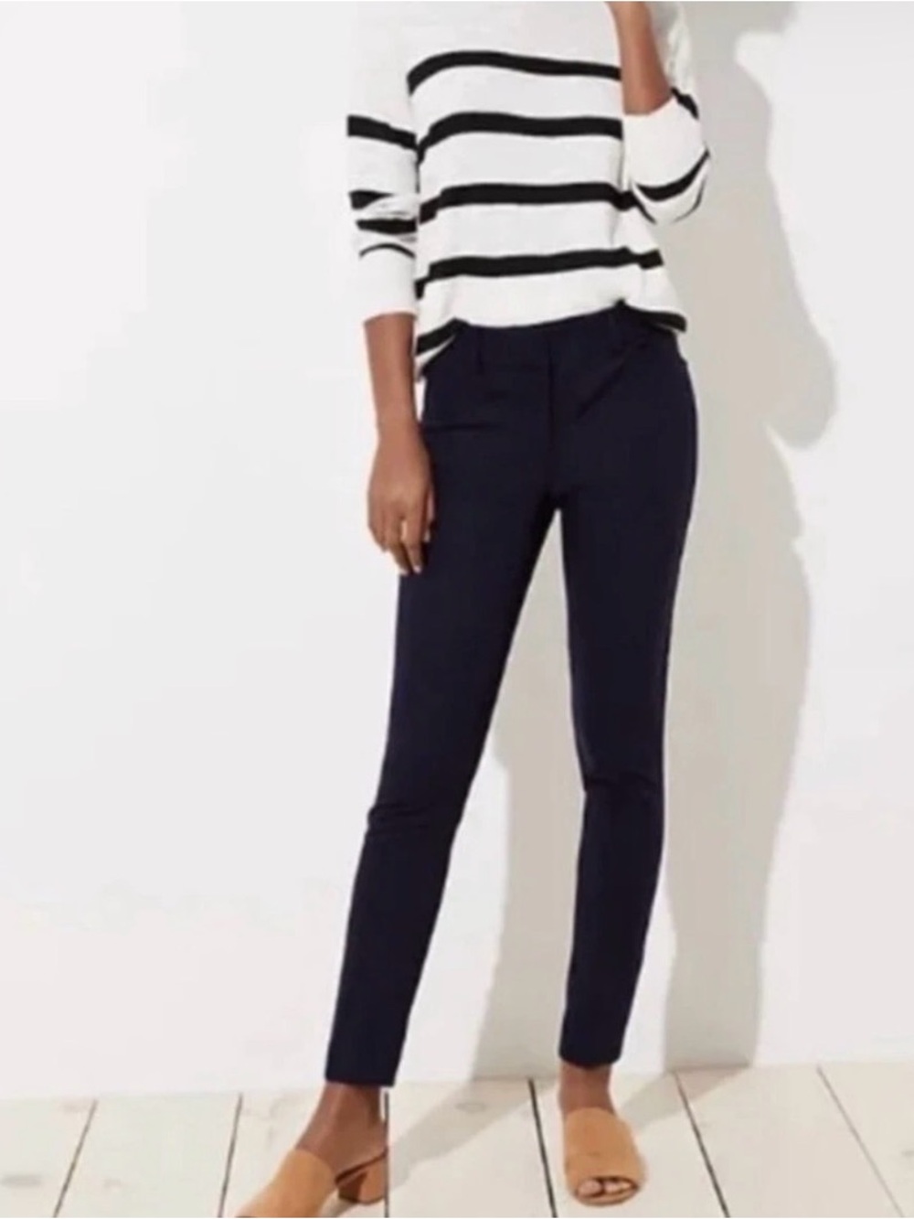 NWT LOFT Marisa Skinny Ankle Pants Size 10